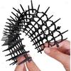 12/24Pcs Anti‑Cat Scat Spike Mat Pet Deterrent Mat Keep Cats Away for Yard Lawn Garden Fence Household Furniture Anti Scratch
