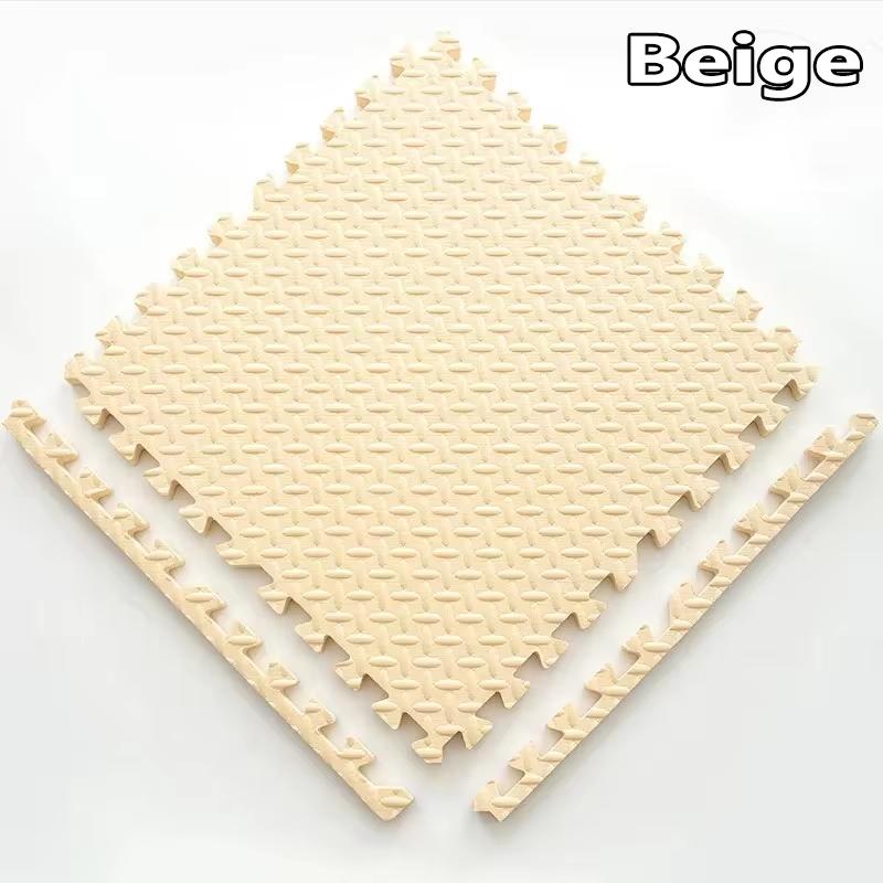 6 шт., спортивный коврик для спортзала, защита, коврики из листового зерна EVA, для йоги, фитнеса, нескользящие, утолщенные, для тренировок в комнате с ударной нагрузкой 30*30 см