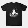 Funny Smoking Cat Meme T Shirt Vintage Stylish Fashion Versatile Breathable Graphic Casual Slightly