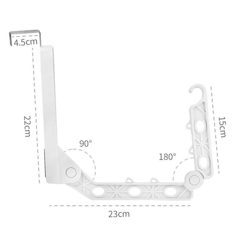 Многофункциональная складная вешалка для одежды, сушилка для спальни, подвесная дверная вешалка для шкафа, портативная вешалка для одежды