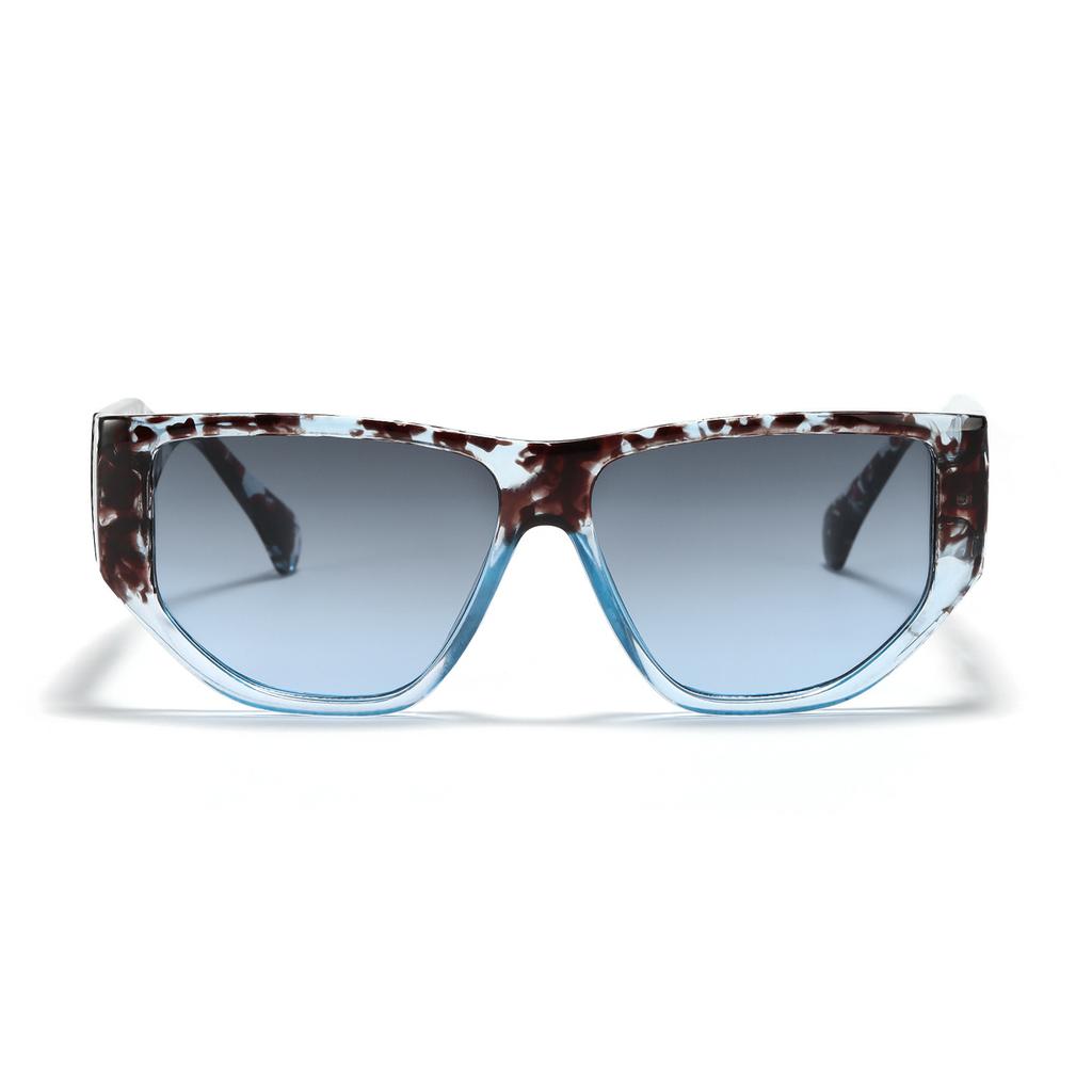 Квадратная оправа очков 2341 Солнцезащитные очки с большой оправой для женщин, высококачественные солнцезащитные очки в стиле ретро с цветочным узором для мужчин