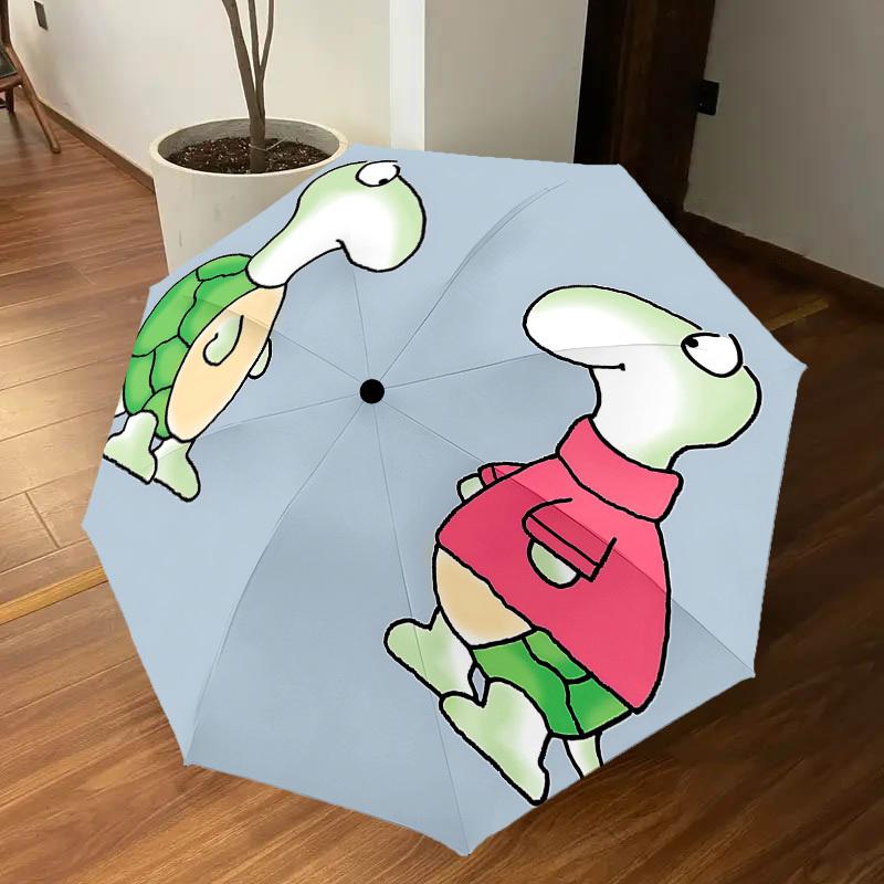 1PC turtle clothingUmbrella-8-Rib Reinforced, Automatic Open, Lightweight & Durable, Cute Fashion Accessory for Outdoor-P139