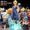 Статуэтка Jt 38 см / 14,96 дюйма Фигурка Z Веджетто 3 сменные головы Фигурки Super Saiyan Коллекционная модель Игрушки Подарки