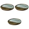 Set of 3 Bidoro Plates and Bowls Ceramic Serving Plates by Setomonohonpo Kiln-Change 13.0cm [39x3cm]