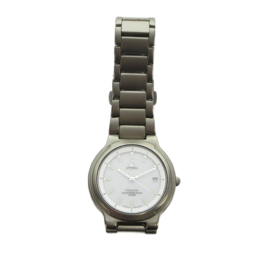 Citizen Часы ATESSA с серебряным браслетом 7870-H01296 Eco-Drive Календарь, Цвет, Мужские GY18 /MQ