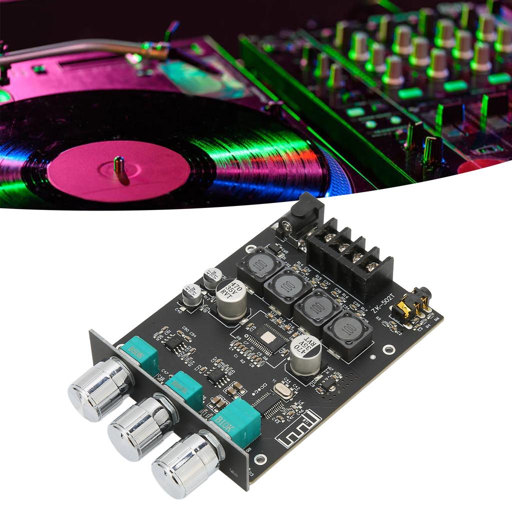 Модуль Bluetooth-усилителя 2 канала Высокая мощность Цифровой AUX Звуковой усилитель Плата приемника для баса и высоких частот