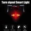 5 Modes USB Rechargeable LED Bike Turning Signal Taillight Waterproof Bicycle Remote Control Warning Lamp