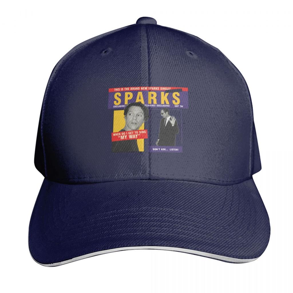 SPARKS WHEN DO I GET TO SING MY WAY Baseball Cap Luxury Brand fishing hat Ball Cap hiking hat Unisexs Hats Womens