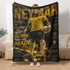 Legends Made Not Born printed flannel breathable and warm blanket, a stylish home gift, suitable for home, office and bedspread use. 15a14