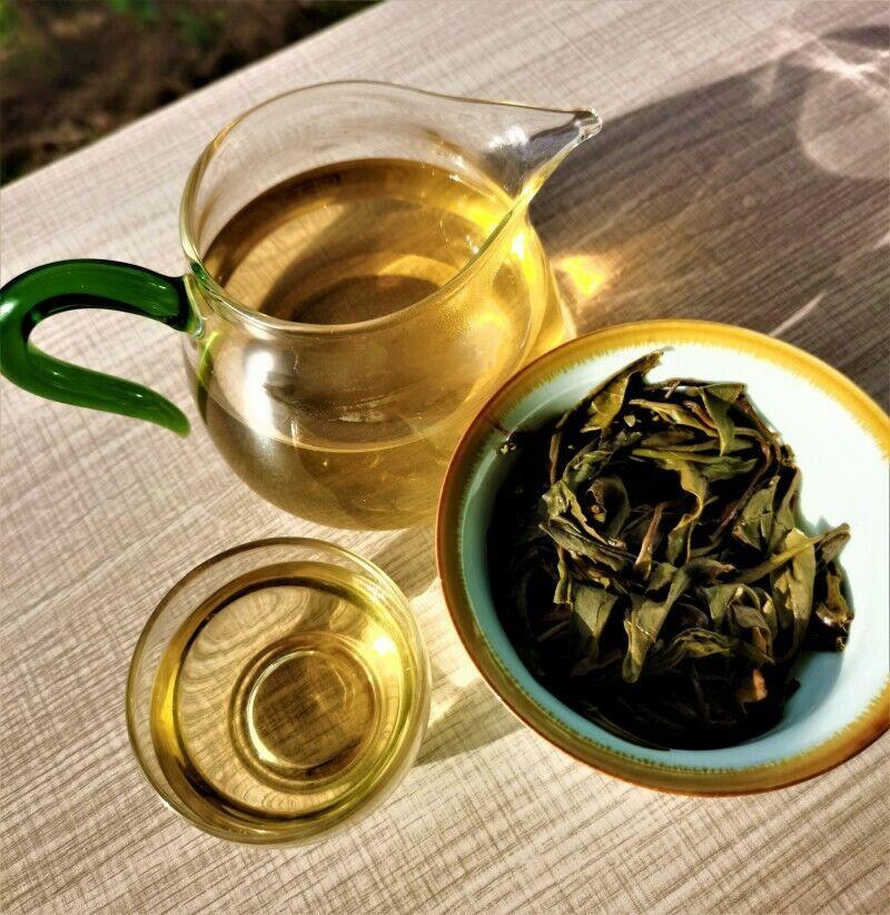 357 г Мэнхай Пуэр Сырой чай Беседка Пуэр Чай для похудения Полезный напиток Зеленый чай