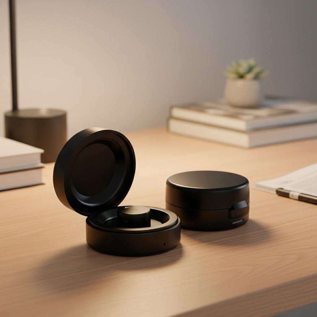 Беспроводной умный кольцевой зарядный кейс для Oura Ring Gen 4, зарядная станция, портативный зарядный бокс с USB-C кабелем, зарядный кейс