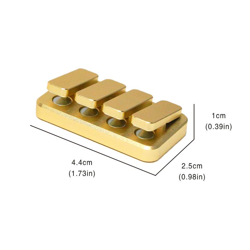4 Клавиши Пианино Фиджет Кликер Фиджет Слайдер СДВГ Металлические EDC Фиджет Игрушки Игрушки для Офисного Стола Игрушки для Снятия Тревоги и Стресса Подарок для Взрослых