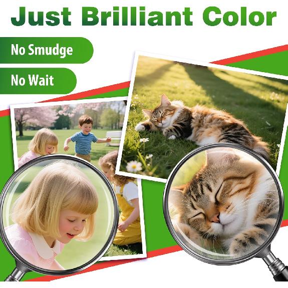 Uinkit 40 листов Ярко-белая односторонняя глянцевая фотобумага формата 8,5x11 (Letter) 180 г/м² 48 фунтов, быстросохнущая для струйной печати, устойчивая к смазыванию, профессиональная