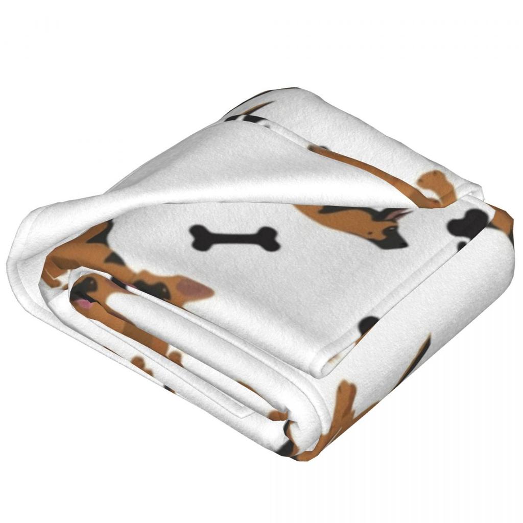 Теплое Мягкое Одеяло Дорожное Узор Немецкой Овчарки Плед Щенок Домашний Питомец Фланелевое Покрывало Диван Кресло Новинка Чехол на Диван-Кровать