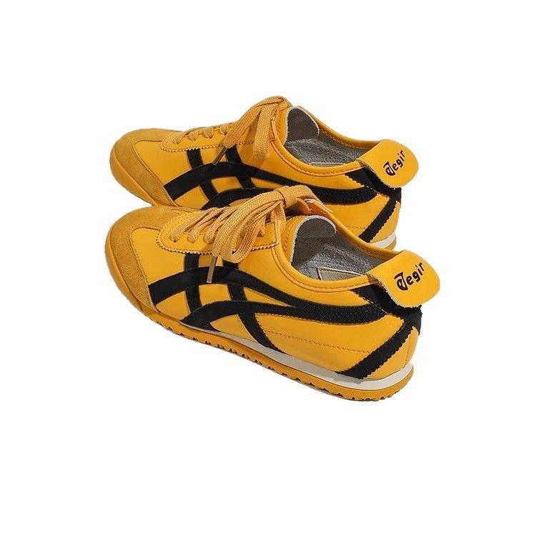 Версия из коровьей кожи~ Красные немецкие тренировочные туфли женские американские ретро с внутренней высотой Forrest Gump обувь на плоской подошве спортивная и для отдыха белая обувь