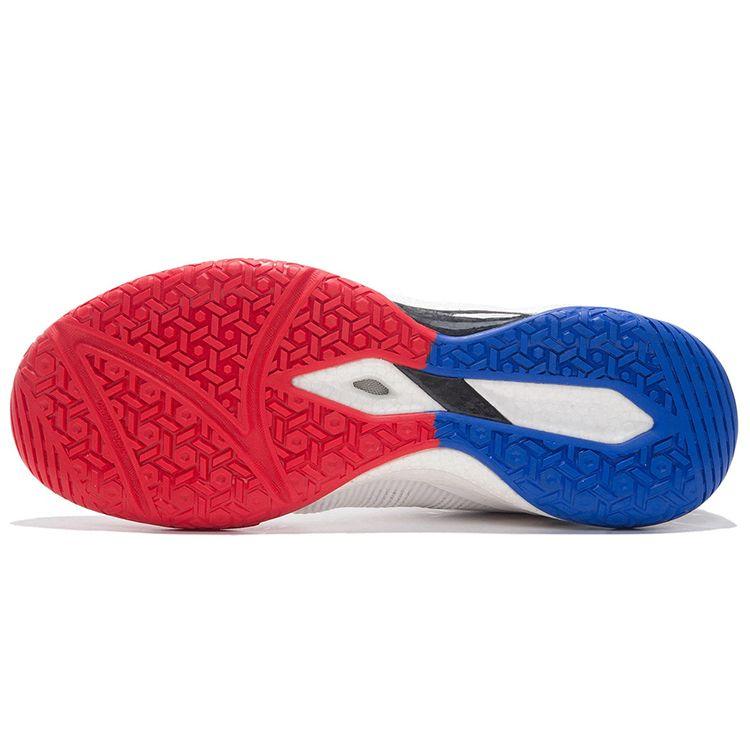 Кроссовки для настольного тенниса Li Ning Qilin 2.0 из ткани с отскоком, низкие, мужские, белые, синие, красные APPR001-2