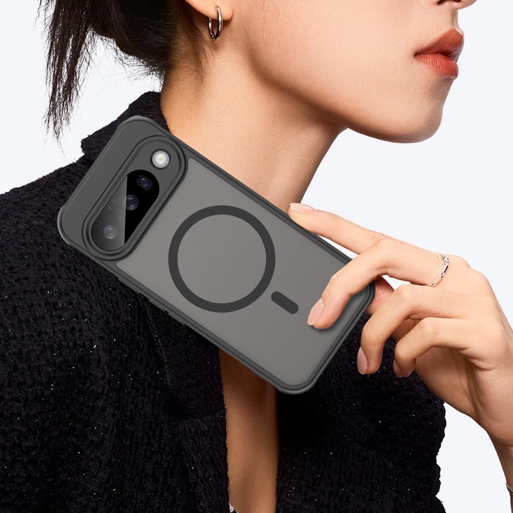 For Google Pixel 10 Pro XL Case Hard transparent Magnetic Wireless Charging Protective Back Cover For Pixel 10 9 Pro Xl 9a Shell