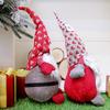 Санта-Снеговик Гном для дома, дома и улицы, украшение, плюшевые рождественские украшения, выдвижная стоячая игрушка, рождественские куклы
