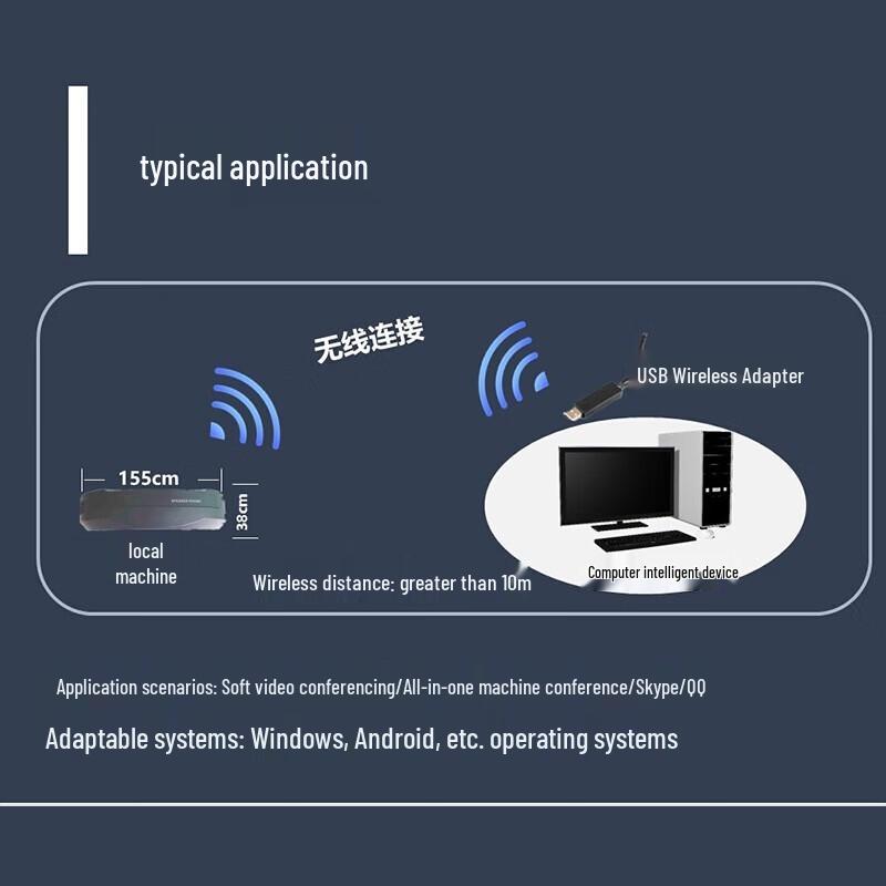 Hikvision DS-65VA300W 4K UHD Video Conferencing Camera System