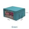 Large Storage Box Zipper Cover Window Folding Organizer Bedroom Shelf Wardrobe Clothes Toy  Fabric Foldable Box For Objects