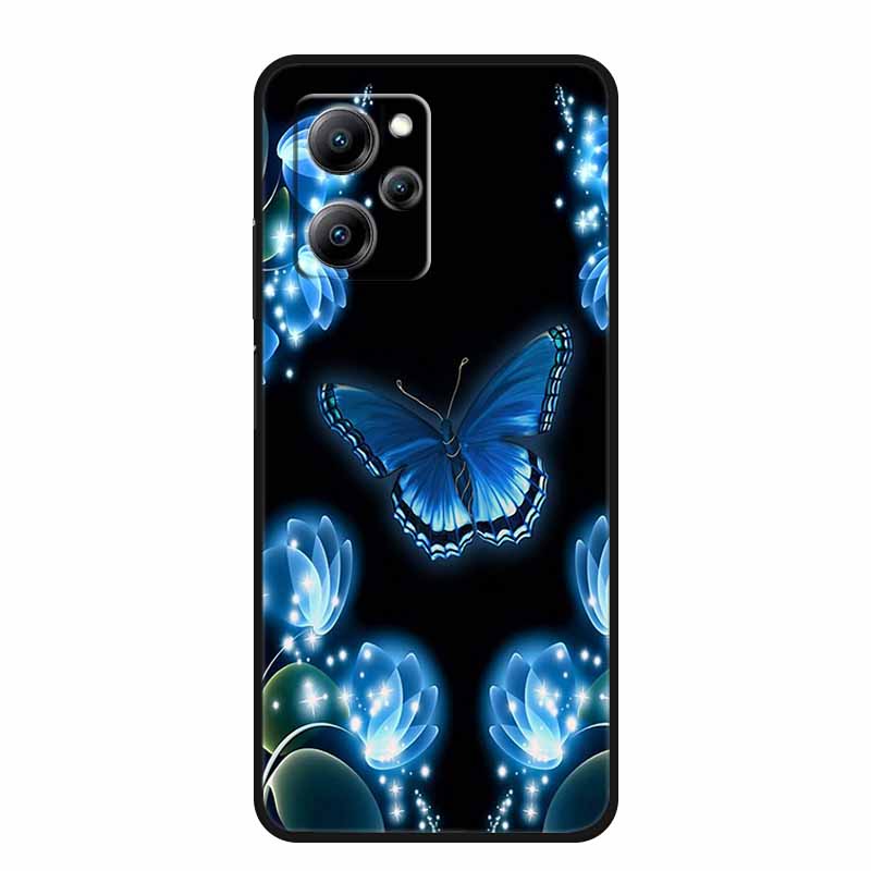 Чехол для Xiaomi Poco X5 Pro Животные Мягкий Силикон ТПУ Чехлы для Телефона Задняя Крышка для Poco X5 5G Модный Защитный Ударопрочный Fundas
