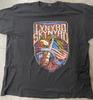 Lynyrd Skynyrd Free Bird Sweet Home Alabama Орел/ ФЛАГ Черная футболка с принтом группы Размер 2XL Унисекс