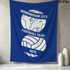 Birmingham City FC Wall Tapestry Aesthetic Wall Hanging Printed Fabric Blanket Decorative Tapestries for Bedroom Living Room Home Decor