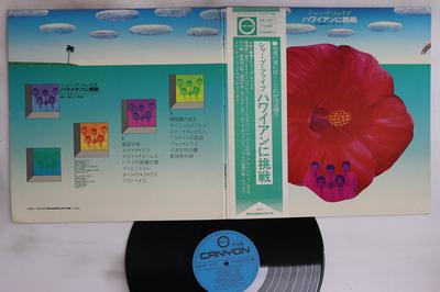 LP Запись MUNETAKA INOUE & THE SHARP FIVE - Hawaiian ni chousen CAL1017PROMO CANYON 1971 Япония Оби Японская Энка/Традиционная Б/У