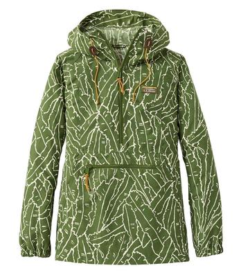Женский анорак Mountain Classic от LL Bean, принт «Лист кактуса», японский крой, размер M, многоцветный, 1000031056