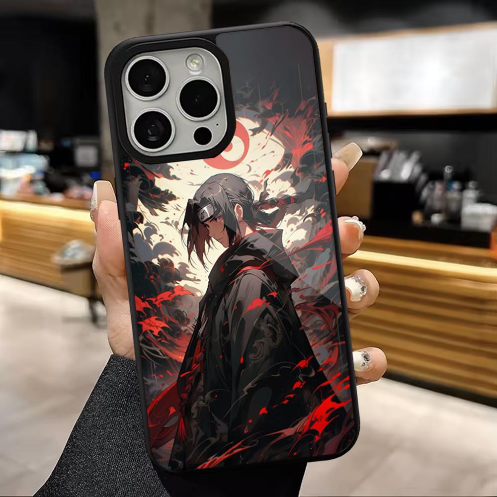 U-Uchiha-ES Anime I-Itachi Phone Case For iPhone 16,15,14,13,12,11,Pro,Max,Plus,Mini,Magsafe,Magnetic Wireless Charging Case