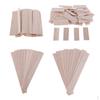 100pcs Round Balsa Wood Woodcraft Flat Sticks Dowel 5+15+18+9cm