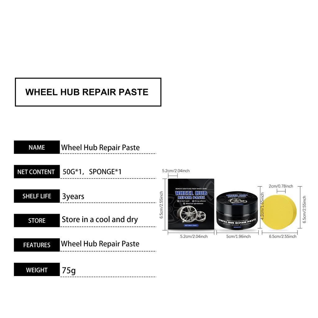 Крем для ухода за колесами автомобиля; Полировальное средство для ухода; Покрывающий агент; Эффективно разлагает стойкую грязь и сохраняет ступицу колеса чистой