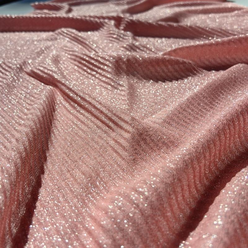 Женский плиссированный шарф жатый хлопок длинный шарф-муфта мятая шаль женский хиджаб мерцание золотой нити мусульманский хиджаб