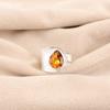 Yellow Citrine Gemstone 925 Stamped Silver Jewelry Handmade Ring Valentines Gift RR-63-8