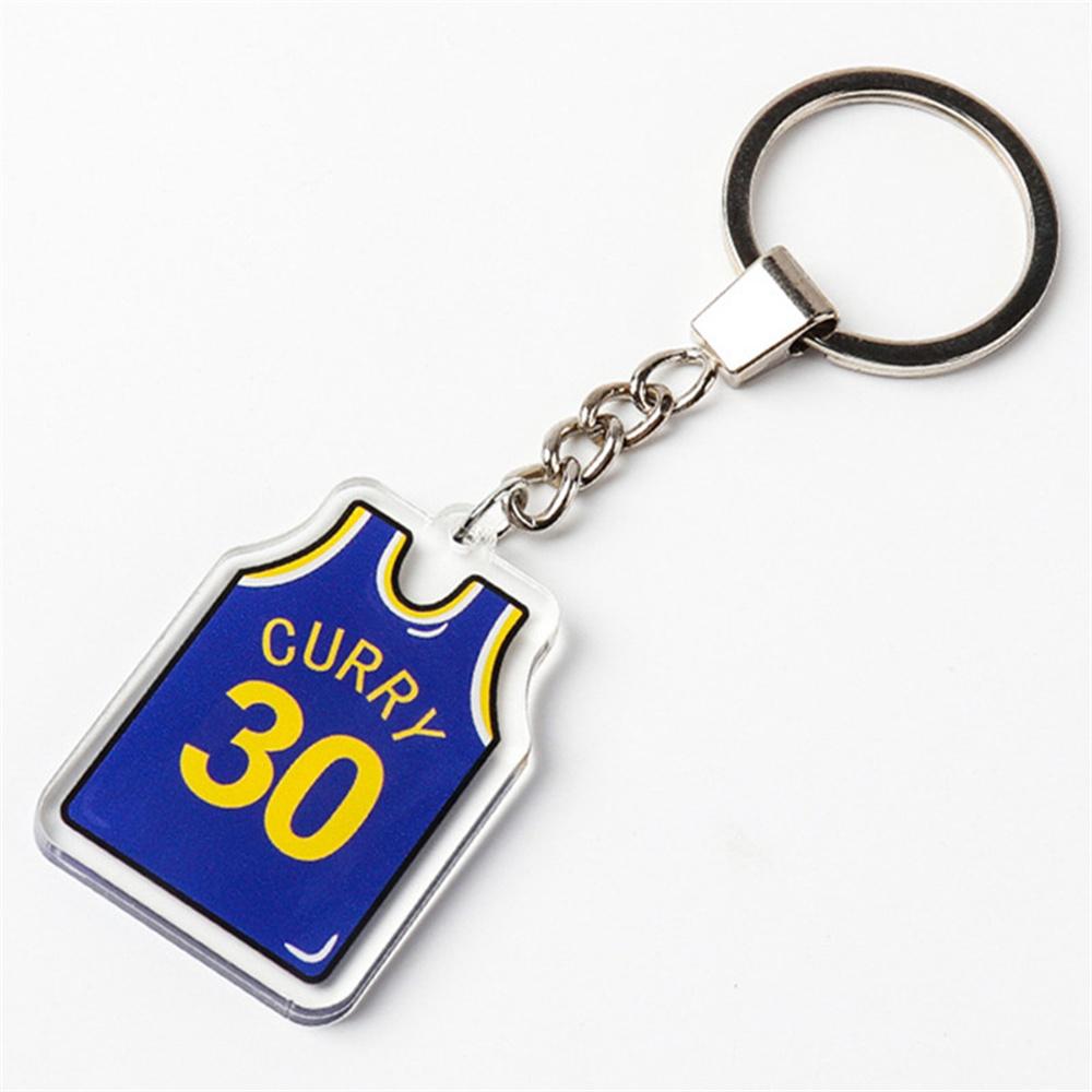 Sports Basketball Keychain Simple Digital Jersey Key Ring Boy Graduation Gift Basketball Fans Trinket Souvenir 4
