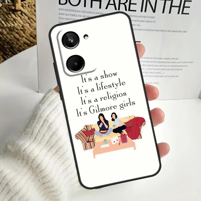 Чехол с цитатами из сериала «Девочки Гилмор» для Realme C55 C53 C51 C35 C33 C30 C67 C21Y C25s C15 9 10 12 11 Pro Plus GT Neo5