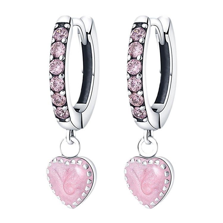 Love Earrings 9 Sterling Silver Premium Light Luxury Earrings