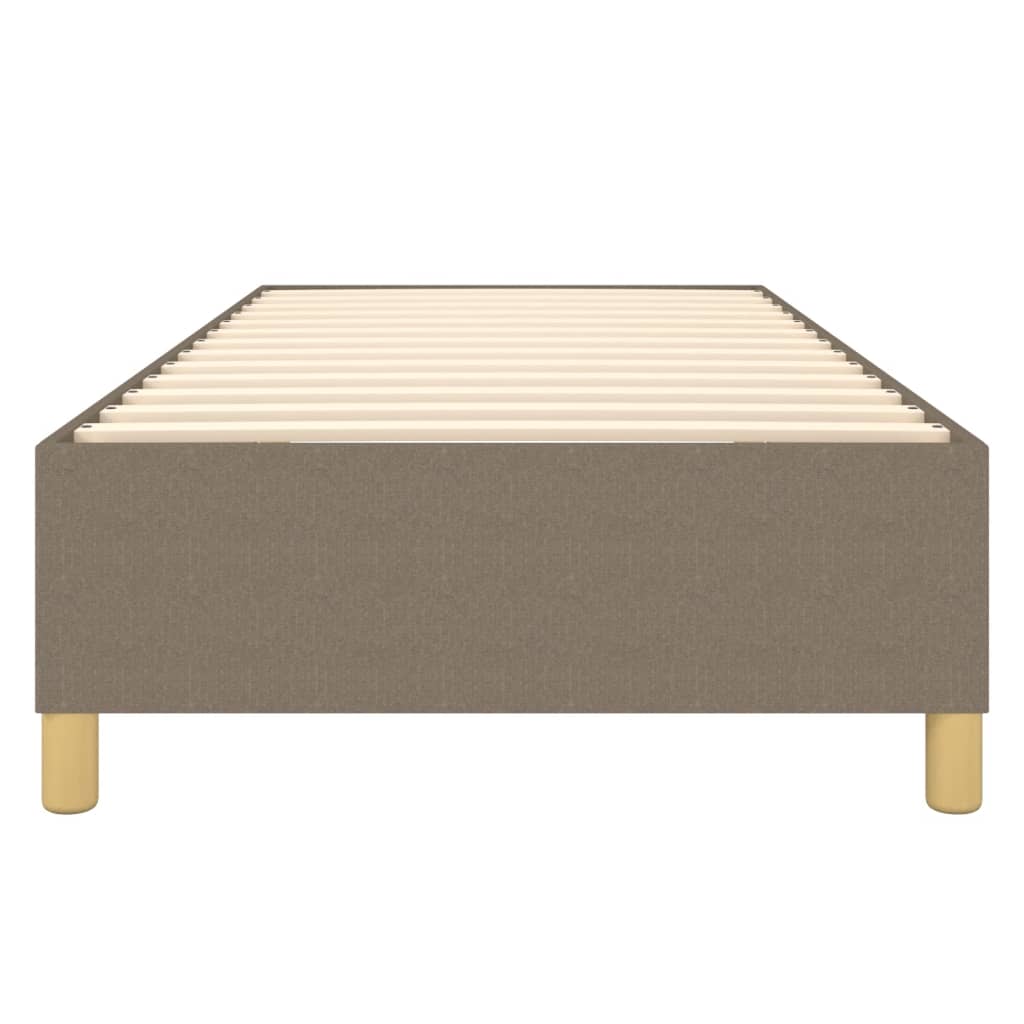Vidaxl Rama Łóżka Bez Materaca Taupe 90X200 Cm Tkanina