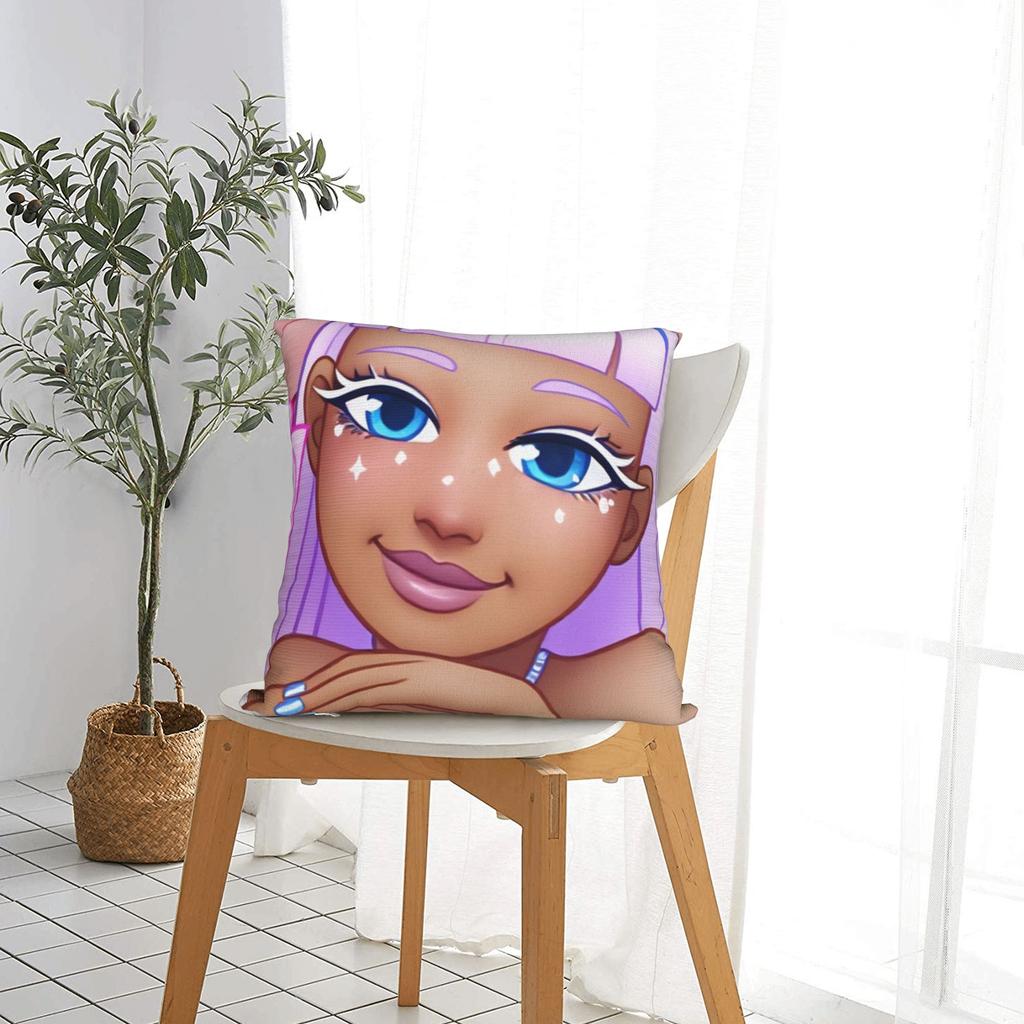 Girls Game Royale High Pillow Case Cute Funny Pillow Cover Comfy Pillowcases For Sofa Couch Bed Living Room