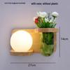 Japanese Solid Wood Nordic Wall Lamp for Bedroom, Living Room, Study, and Balcony