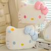 Плюшевая подушка-цветок Hello Kitty с бантом - Подушка-кукла кошка Подарок