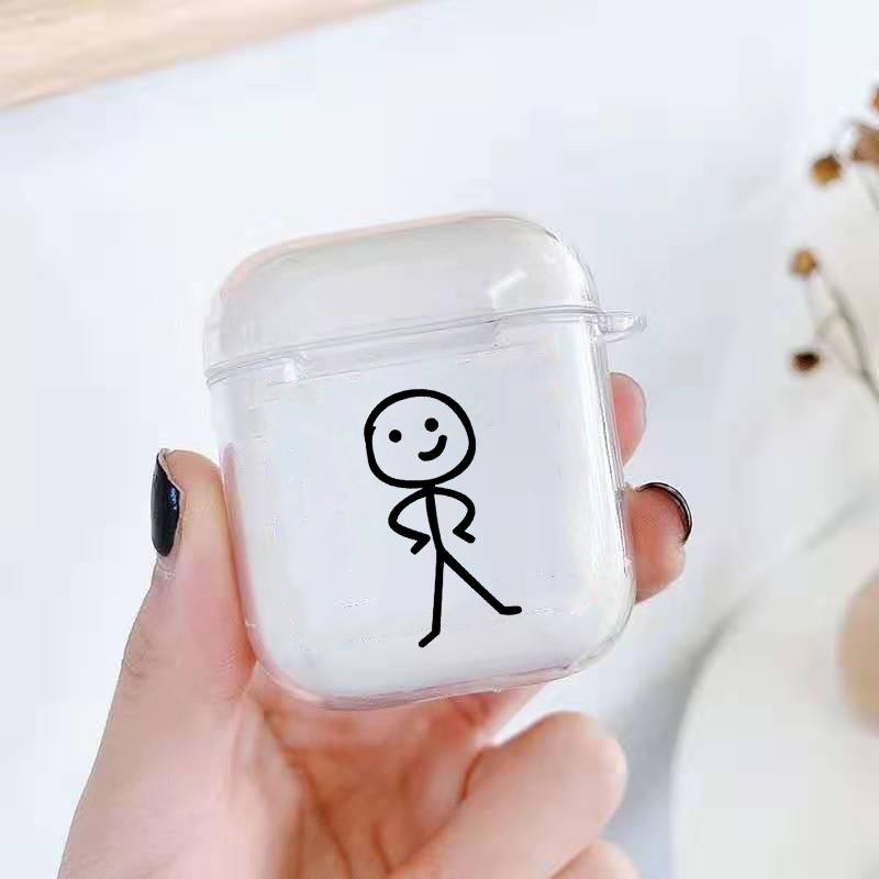 Забавный мужской чехол для Airpods Pro 2, милый креативный защитный чехол с рисунком из мультфильма, коробка для Airpods 1 2 3 Pro Air Pod, чехол Funda