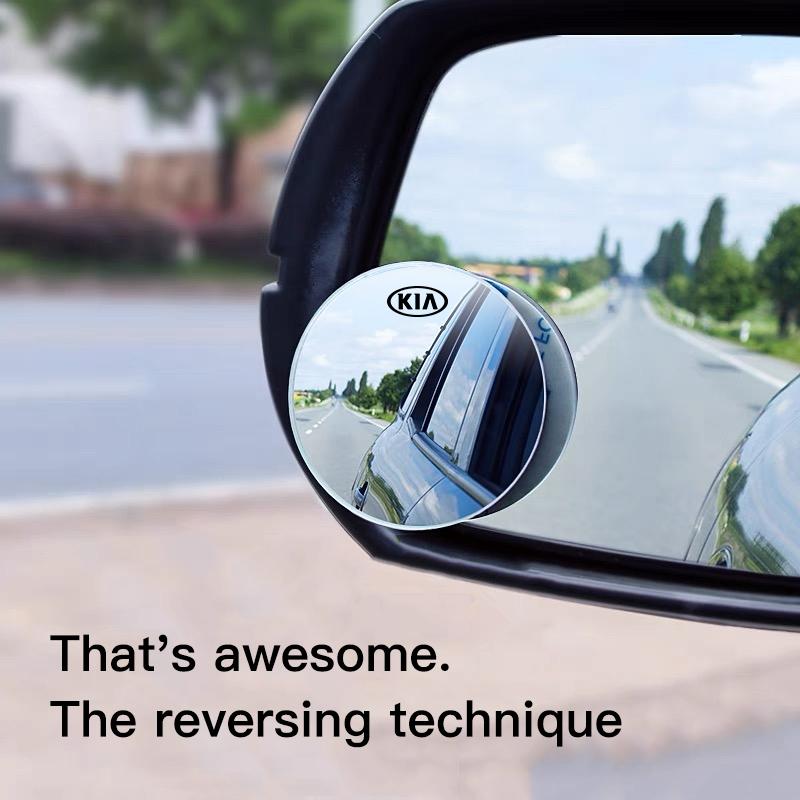 ACO1 Car Rearview Mirror 360° Small Round Mirror Auto Accessories For KIA K5 K9 Sorento Ceed Sportage Carnival Stinger Forte Niro EV6