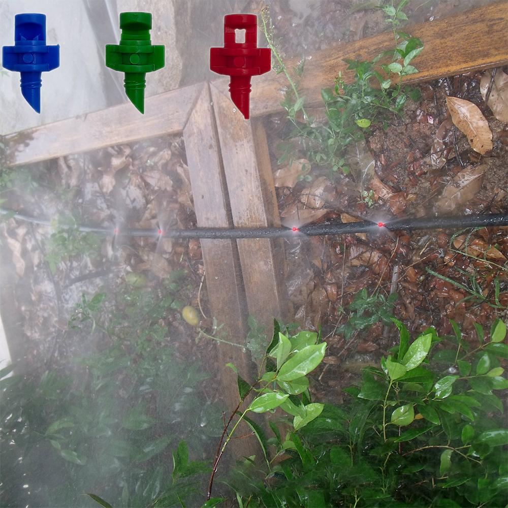 100 шт 90/180/360 градусов рефракционный спринклер резьбовое соединение распылитель тумана насадка для фруктовых деревьев