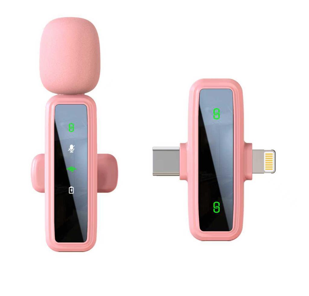 J86 Dual Wireless Lapel Microphone - Noise Reduction for Live Broadcasts