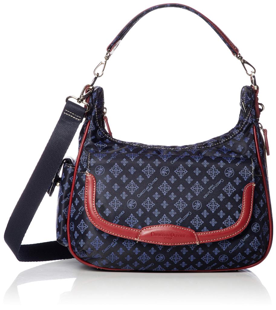 Multifunctional shoulder bag 91 [Christian Olivier] 38-7806 Navy/Wine
