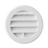 La Ventilazione La Ventilation Grille De Ventilation En Plastique Ronde Encastrable, Blanc, Diamètre 96 Mm - T8DRB