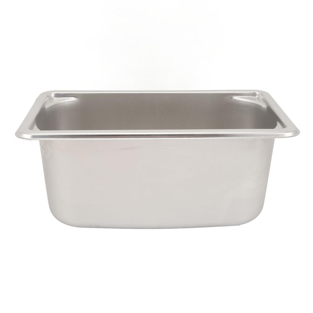11.8 X 5.9 X 5.9in 304 Stainless Steel Sink with 40mm Drain Port 7L Capacity Embedded Installation for Boat Caravan