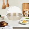 Bread Basket Serving Tray with Cover Multipurpose Dustproof Tabletop Food for Bakery
