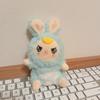 Cute Fantasy Elf Rabbit Plush Doll Keychain New Style Doll Bag Pendant 4-inch Machine Doll